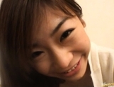 Ami Hinata Sweet Asian schoolgirl sucks cock picture 53