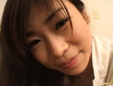 Ami Hinata Sweet Asian schoolgirl sucks cock picture 75