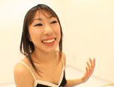 Haruka Mitsuki Asian doll gives massive blowjob picture 43