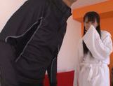 Talented Asian teen girl Yuuki Itano makes a skillful blowjob picture 11