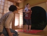 Sweet wife Reiko Shimura bends over to play nasty picture 18