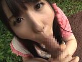 Young Kimika Ichijou kneeling and sucking cock picture 40