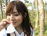 Yuu Asakura Hot Asian babe is sexy schoolgirl