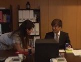 Arousing Japanese office lady gets hardcore rear fucking