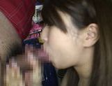Exquisite Saki Kobashi engulfs cock in a clothing store picture 100