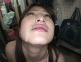 Exquisite Saki Kobashi engulfs cock in a clothing store picture 111