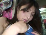 Exquisite Saki Kobashi engulfs cock in a clothing store picture 58