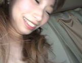 Horny Japanese amateur enjoys fingering and toying picture 100