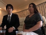 Fatty Japanese babe gets devoured by a strong dick