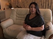 Mature Asian fatty gets plowed doggy style