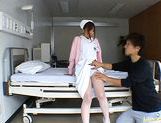 Kokomi Naruse Lovely sexy Asian doll in a white coat picture 18