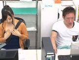 Yuuka Kojima enticing Asian office worker fucks on break picture 24