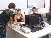 Yuuka Kojima enticing Asian office worker fucks on break