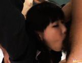 Beautiful Asian girl gives a blowjob picture 61