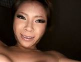 Busty Asian amateur Sumire Matsu gives amazing blowjob picture 17