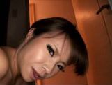 Busty Asian amateur Sumire Matsu gives amazing blowjob picture 30