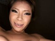 Sumire Matsu hot Asian milf gives amateur POV blowjob