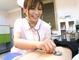 Karen Natsuhara Hot Asian model is a busty Asian nurse