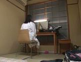 Japanese teen in a hardcore banging action picture 7