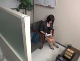 Petite Japanese office girl shows her perfect banging s picture 15