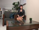 Petite Japanese office girl shows her perfect banging s