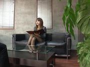Pretty and horny chick Sumire office girl sex action here