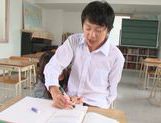 Lovely Yui Tatsumi teacher likes it deep and fast picture 27