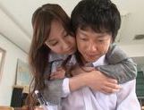Lovely Yui Tatsumi teacher likes it deep and fast picture 3