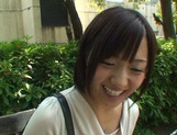 Short-haired Japanese girl with tiny tits gets fingered and pounded