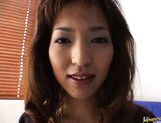 Kyoko Izumi Hot Asian mature model enjoys masturbation