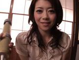 Maki Houjo Japanese beauty is a lovely housewife picture 17