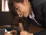 Hikaru Ayuhara is a clumsy, but sexy office girl who likes to fuck picture 79