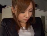 Aya Hasegawa is a sweet Japanese girl ready for office sex picture 11