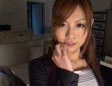 Aya Hasegawa is a sweet Japanese girl ready for office sex
