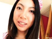 Yuri Sato Lovely Japanese maid has tight shaved pussy