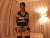 Lovely Japanese cheerleader Yuuki Itano gets slit creamed picture 26