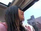 Kinky Japanese teen Arisa Nakano gets screwed in a car picture 155