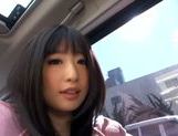 Kinky Japanese teen Arisa Nakano gets screwed in a car picture 156