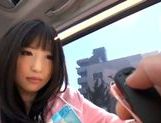 Kinky Japanese teen Arisa Nakano gets screwed in a car picture 157