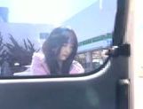 Kinky Japanese teen Arisa Nakano gets screwed in a car picture 163