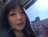 Kinky Japanese teen Arisa Nakano gets screwed in a car picture 165
