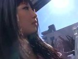 Kinky Japanese teen Arisa Nakano gets screwed in a car picture 166