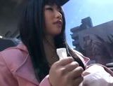 Kinky Japanese teen Arisa Nakano gets screwed in a car picture 168