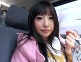 Kinky Japanese teen Arisa Nakano gets screwed in a car picture 16