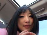 Kinky Japanese teen Arisa Nakano gets screwed in a car picture 177