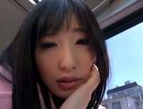 Kinky Japanese teen Arisa Nakano gets screwed in a car picture 179