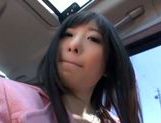 Kinky Japanese teen Arisa Nakano gets screwed in a car picture 181