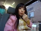 Kinky Japanese teen Arisa Nakano gets screwed in a car picture 31