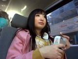Kinky Japanese teen Arisa Nakano gets screwed in a car picture 32