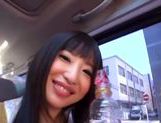 Kinky Japanese teen Arisa Nakano gets screwed in a car picture 46
